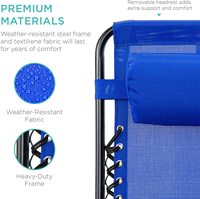 Chaise longue zéro gravité réglable, chaise inclinable de patio en fer pliable avec plateau porte-gobelets, pour piscine, plage, camping, salle de sport