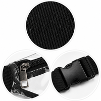 Sac banane personnalisé en TPU écologique, sac bandoulière, sac de taille, sac ceinture, avec logo personnalisé, vente en gros, fabricant OEM, étanche en PVC