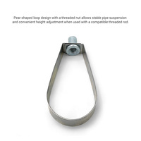 Support de suspension en forme de poire avec anneau pivotant réglable pour tuyau