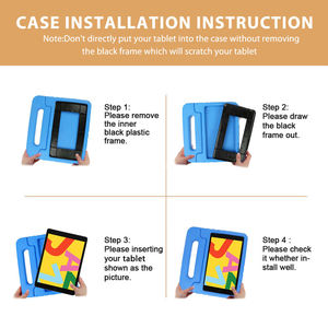 Étui pour iPad 10.2 en EVA ultra-léger avec support pour stylet, poignée et fonction stand, compatible iPad Air 3ème génération, pour enfants, voyages, extérieur et intérieur - Product Image 2