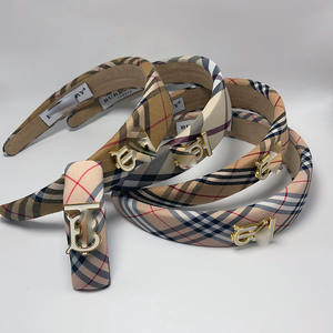 Jepit rambut gaya Korea Retro, jepit rambut spons coklat sederhana, klip peninggi modis, aksesori kepala lebar - Product Image 1