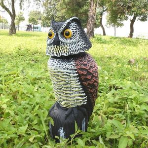 ตัวไล่นกแบบหมุนได้ เสียงนกฮูก ป้องกันและไล่สัตว์รบกวน สำหรับสวน แบบเคลื่อนที่ได้ มีเสียงทั่วไป - Product Image 2