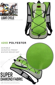Sacs d'hydratation pour vélo de randonnée imperméables personnalisés, sacs à dos d'hydratation pour la randonnée en plein air, le cyclisme, sac à dos avec poche à eau - Product Image 6
