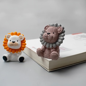 Stampo in Silicone 3D a Forma di Leone per Candele Fai-da-Te, Torte al Cioccolato e Profumatori per Auto - Essenziale per Cucina e Sala da Pranzo - Product Image 2