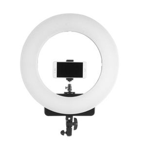 Triopo <span class=keywords><strong>photographie</strong></span> 18 pouces remplissage vidéo maquillage anneau lumineux 360 rotation éclairage peut avec miroir et support pour téléphone - Product Image 4
