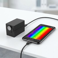 Espectrómetro Portátil Profesional de Jardín, Moderno, de ABS, para Medir la Luz de Crecimiento de las Plantas, con Bluetooth y USB-C, Software de Aplicación Gratuito