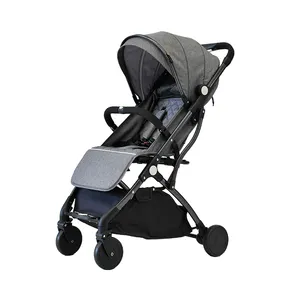 3 in 1 european linen travel system foldable double stroller pram baby buggy for twin baby