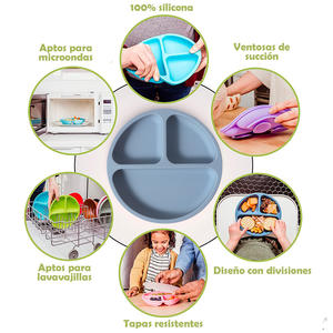 ชามอาหารสุนัขแบบพกพาอเนกประสงค์สำหรับกลางแจ้งแผ่นซิลิโคนพร้อมฝาปิดสำหรับสัตว์เลี้ยงไอคอนที่คล้ายกัน - Product Image 6