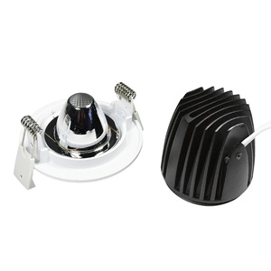 Venta al por mayor de alta calidad PC y aluminio <span class=keywords><strong>Downlight</strong></span> ajustable de 5W 7W <span class=keywords><strong>12W</strong></span> COB punto <span class=keywords><strong>redondo</strong></span> <span class=keywords><strong>LED</strong></span> luces <span class=keywords><strong>LED</strong></span> de techo luz - Product Image 5