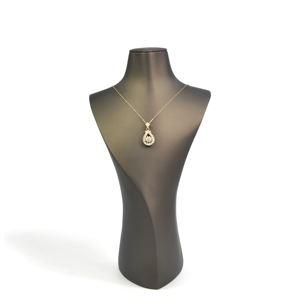 Yadao-soporte para collar de cuero de alta gama, colgante para busto, accesorios de exhibición de resina gris, maniquí de exhibición de joyería - Product Image 1
