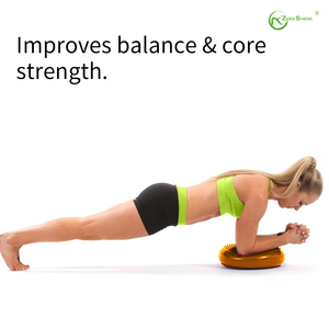 Disco Inflável de Equilíbrio e Estabilidade 2 em 1 Zhensheng para Yoga, Exercícios, Massagem, Treino de Core e Terapia com Logotipo OEM - Product Image 1