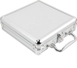 Étui de rangement pour porte-jetons de <span class=keywords><strong>poker</strong></span>, étui à jetons de <span class=keywords><strong>poker</strong></span> <span class=keywords><strong>vide</strong></span> en aluminium 300 porte-jetons de <span class=keywords><strong>poker</strong></span> grande capacité - Product Image 1