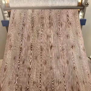 Hersteller liefern 2 Rollen einseitige Holzmaserung Präge maschine