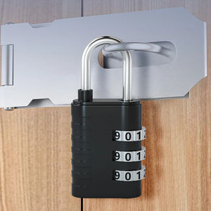 YH3677 Cadenas <span class=keywords><strong>à</strong></span> combinaison <span class=keywords><strong>à</strong></span> <span class=keywords><strong>3</strong></span> chiffres <span class=keywords><strong>pour</strong></span> sac <span class=keywords><strong>à</strong></span> dos, bagages, boîte aux lettres, armoire, <span class=keywords><strong>porte</strong></span> d'entrepôt résistant aux intempéries - Cadenas mécanique - Product Image 5