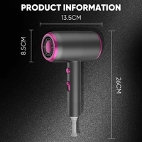 Sèche-cheveux personnalisés professionnels pour salon, légers, haute puissance, souffleur de cheveux ionique négatif, marque OEM