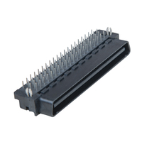 Connecteur de carte MDR à ruban SCSI Mini D mâle à angle droit en cuivre et plastique 80 broches 1,27 mm pour application PCB - Référence 5175472-9