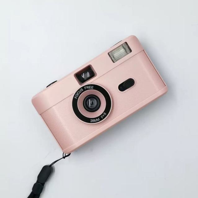 Film Camera 35mm Film Photography Reusable Retro Cameras Focus Free Built-in Flash