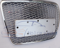 Grille nid d'abeille en plastique ABS argent RS6 pour A6 C6 2008-2011 nouvel état facile