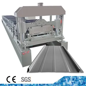 Snap Lock Panel Roll Forming Standing Seam Metal Roof Machine for Sale