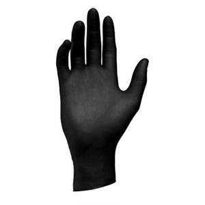 Gants en latex noir Heartmed, gants sans poudre bon marché, gants d'examen en latex texturé de Malaisie - Product Image 5