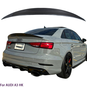 For A3 S3 RS3 8V Style Real Carbon Fiber Material <b>Rear</b> <b>Spoiler</b> Trunk Wing 2013-2020 - Product Image 1