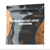 Café instantané premium Garcinia Cambogia Reishi, goût doux, saveurs chocolat, fruits, sucre, crème, certifié Halal, en poudre, boîte en vrac