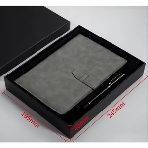 Hk bán buôn cao cấp PU Leather Bìa kế hoạch máy tính xách tay bìa cứng máy tính xách tay Tạp Chí máy tính xách tay - Product Image 6