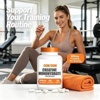 Capsules de créatine monohydrate, complément sportif pour la prise de masse musculaire, stimulant énergétique pour la salle de sport, soutien pour la musculation et la remise en forme