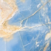 Salle de bains moderne Carrelages de sol en marbre dolomite pierre agate naturelle personnalisée Comptoir de cuisine de luxe Dalle d'onyx bleu