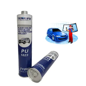 High elasticity 310 ml waterproof auto glass urethane black windshield pu polyurethane sealant for auto cars