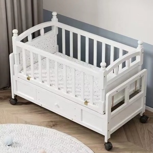 Precio de fábrica <span class=keywords><strong>Cama</strong></span> de madera maciza para niños con cajón Cuna individual económica <span class=keywords><strong>Cama</strong></span> de madera maciza para bebés - Product Image 4