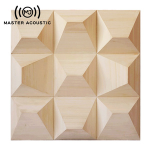 MASTER ACOUSTIC Panel <span class=keywords><strong>3D</strong></span> Decoración Paneles de pared decorativos Paneles de sonido de madera maciza Difusores Techos <span class=keywords><strong>3D</strong></span> Difusores acústicos - Product Image 3