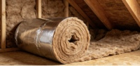 R11 3.5" Rollo de Fibra de Vidrio Marrón con Revestimiento de Aluminio UL ASTM E84 Clase A para Aislamiento de Techos y Paredes Residenciales en EE. UU. y Canadá