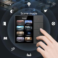 Panel de Control Inteligente LangYeao F3 Pro de 3.5'', 4 Relés + Sensor de Radar Zigbee RS485 para Cortinas, Luces y Atenuación