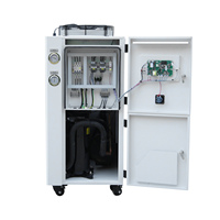 Mini-refroidisseur mobile HTI-3A à refroidissement par air, équipement d'échange thermique, compresseur Sanyo, pompe à réservoir haute pression, R-410A/R407C, 3-380V