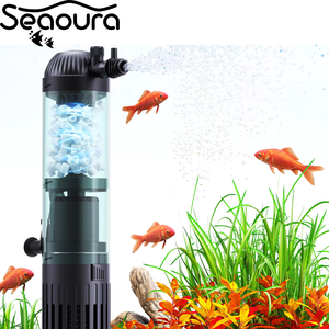 SEAOURA SR-701L 수족관 필터 생화학 여과 강력한 펌프 잠수정 내부 어항 필터 대형 탱크 연못 - Product Image 1
