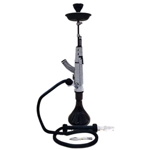 Ensemble de <span class=keywords><strong>chicha</strong></span> de luxe de grande taille en forme de pistolet Ak47, ensemble de <span class=keywords><strong>chicha</strong></span> en résine arabe de Dubaï, ensemble de <span class=keywords><strong>chicha</strong></span> en diamant Ak47 - Product Image 6