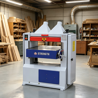 Machine à bois industrielle de haute précision pour travaux lourds, tête de coupe spirale droite, dégauchisseuse simple face pour bois épais 7,5 kW 630 mm