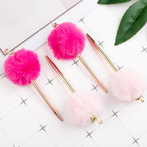 Stylo Pompon en Gel Doux et Moelleux, Stylo Pingente Fuzzy - Product Image 2