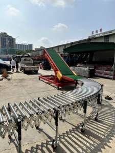 Çin üretici Lianxin 50kg çimento torbaları kamyon konveyör yükleme makinesi tırmanma kemeri - Product Image 4