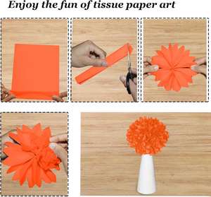 Wholesale Colorful Customized logo Printing Plain Solid Packing Wrapping Gift Tissue Paper - Product Image 5