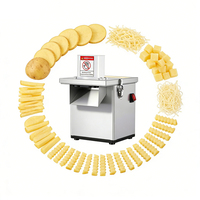 Cortadora Eléctrica Comercial de Verduras, Patatas y Frutas, Rebanadora y Trituradora de 200W 220V para Restaurantes y Servicios de Catering en Boston