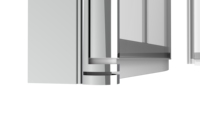 Porte de douche en verre transparent personnalisé salle de bain porte de douche en verre trempé rond carré salle de bain cabine de douche