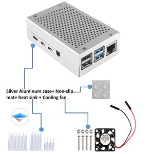 علبة ألمنيوم لراسبيري باي 4 من لونتن مع مروحة تبريد ومشتت حراري عالي الكفاءة لراسبيري باي 4 - Product Image 2