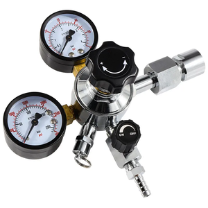Assemblage de conduite de <span class=keywords><strong>gaz</strong></span> de bière à la maison, <span class=keywords><strong>tuyau</strong></span> de carbonatation de <span class=keywords><strong>gaz</strong></span> en PVC de 5/16 ", régulateur de Co2 W21.8 avec adaptateur de conversion pour bouteille de <span class=keywords><strong>gaz</strong></span> Co2 - Product Image 3