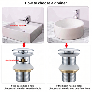Desagüe de Lavabo Comercial Moderno de Latón Sólido con Cromado Anticorrosión G1-1/4 para Uso en Cocina, Hospital y <span class=keywords><strong>Bañera</strong></span>, 3 Años de Garantía - Product Image 4
