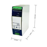 Alimentation électrique sur rail DIN 120W 24V 5A, alimentation industrielle AC-DC, efficacité 88%, protection contre les surcharges pour équipement d'automatisation
