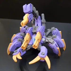 Mobile Suit <span class=keywords><strong>Gundam</strong></span>: Nueva figura de acción con impresión <span class=keywords><strong>3D</strong></span>, robot mecánico de descompresión, venta al por mayor de fábrica, multiarticulado y móvil. - Product Image 3