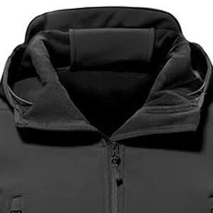 Wholesale <b>Men</b> Custom Softshell <b>Long</b> Sleeve Stand and Hooded Collar Winter Wear Softshell <b>Jacket</b> With Zipper Closure <b>Men</b> <b>Jacket</b> - Product Image 4