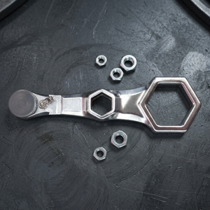 Poignée de serrage à cliquet réversible 3-en-1 72T avec disque et 2 clés à fourche - Product Image 1